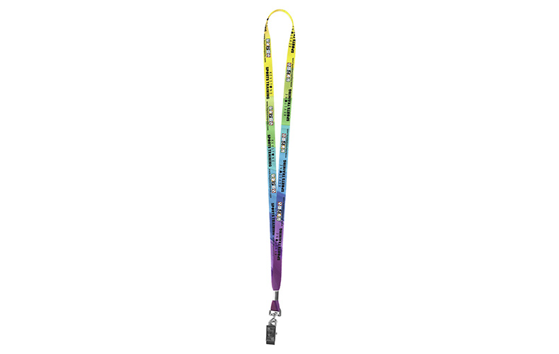 1/2" Textured Polyester Multi-Color Sublimation Lanyard 1/2" Textured Polyester Multi-Color Sublimation Lanyard